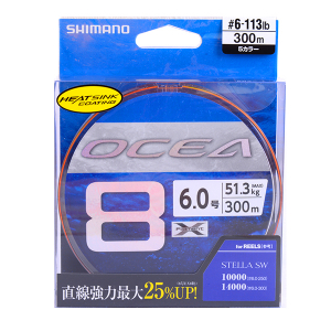 Плетеный шнур Shimano Ocea 8 #4 300м