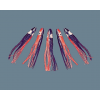 Октопусы силиконовые Balzer Octopus Blue-Pink 12см